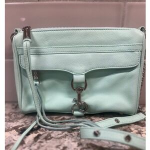 Rebecca Minkoff Mini Mac Crossbody Bag‎ Leather Chain Strap Purse